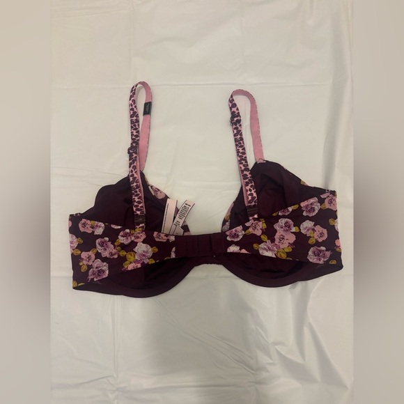 Victoria's Secret Pink and Purple Floral Bra - Picture 5 of 7